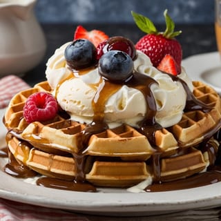 Waffles Meal